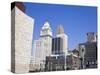 Cincinnati Skyline, Ohio, United States of America, North America-Richard Cummins-Stretched Canvas