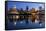 Cincinnati Skyline.-rudi1976-Framed Stretched Canvas