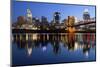 Cincinnati Skyline.-rudi1976-Mounted Photographic Print