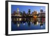 Cincinnati Skyline.-rudi1976-Framed Photographic Print