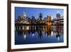 Cincinnati Skyline.-rudi1976-Framed Photographic Print