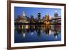 Cincinnati Skyline.-rudi1976-Framed Photographic Print