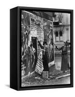 Cincinnati: Suffragettes-null-Framed Stretched Canvas