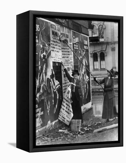 Cincinnati: Suffragettes-null-Framed Stretched Canvas