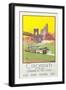 Cincinnati Travel Poster-null-Framed Art Print