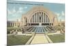 Cincinnati Union Terminal and Fountain, Cincinnati, Ohio-null-Mounted Premium Giclee Print