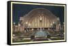 Cincinnati Union Terminal at Night, Cincinnati, Ohio-null-Framed Stretched Canvas