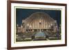 Cincinnati Union Terminal at Night, Cincinnati, Ohio-null-Framed Premium Giclee Print