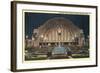 Cincinnati Union Terminal at Night, Cincinnati, Ohio-null-Framed Art Print