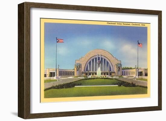 Cincinnati Union Terminal-null-Framed Premium Giclee Print