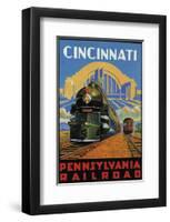 Cincinnati-null-Framed Art Print