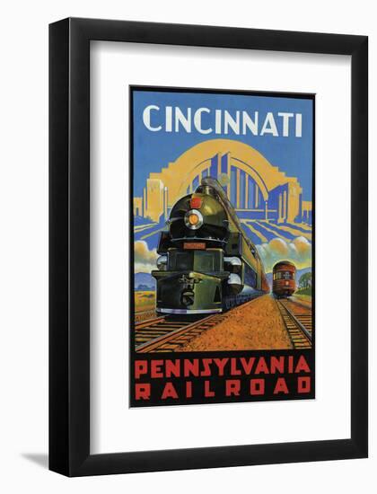 Cincinnati-null-Framed Art Print