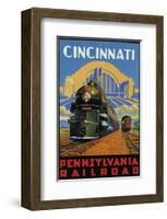 Cincinnati-null-Framed Art Print