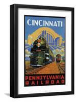 Cincinnati-null-Framed Art Print