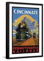 Cincinnati-null-Framed Art Print