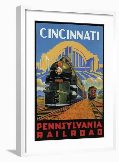 Cincinnati-null-Framed Art Print