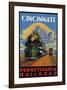 Cincinnati-null-Framed Art Print