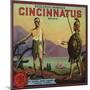 Cincinnatus Brand - Redlands, California - Citrus Crate Label-Lantern Press-Mounted Art Print