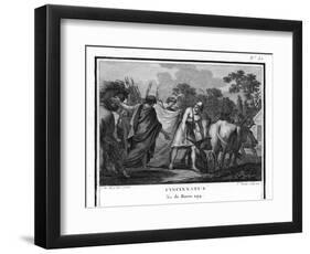 Cincinnatus is Called from the Plow to Serve as Consul-Augustyn Mirys-Framed Photographic Print