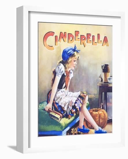 Cindarella with Pumpkin and Mice-Michael Nicholson-Framed Giclee Print