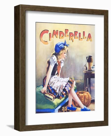 Cindarella with Pumpkin and Mice-Michael Nicholson-Framed Giclee Print