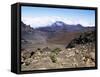 Cinder Cone and Iron-Rich Lava Weathered to Brown Oxide in the Crater of Haleakala-Robert Francis-Framed Stretched Canvas