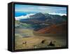 Cinder Cone Crater at Haleakala's Summit, Maui, Hawaii, USA-Adam Jones-Framed Stretched Canvas