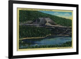 Cinder Cone in Lassen Volcanic National Park - Mt. Lassen-Lantern Press-Framed Premium Giclee Print