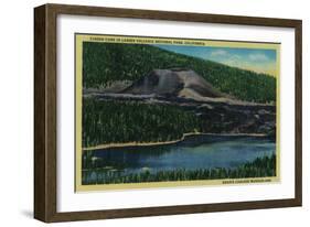 Cinder Cone in Lassen Volcanic National Park - Mt. Lassen-Lantern Press-Framed Art Print