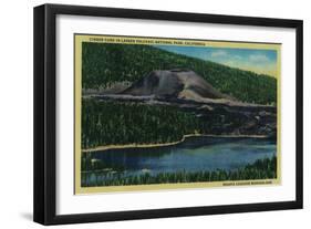 Cinder Cone in Lassen Volcanic National Park - Mt. Lassen-Lantern Press-Framed Art Print