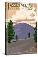 Cinder Cone - Lassen Volcanic National Park, CA-Lantern Press-Stretched Canvas