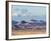 Cinder Cones in the Centre of the Island Near Tinajo, a Relic of the Island's Active Volcanic Past-Robert Francis-Framed Photographic Print