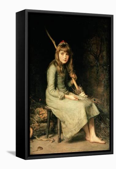 Cinderella, 1881-John Everett Millais-Framed Stretched Canvas