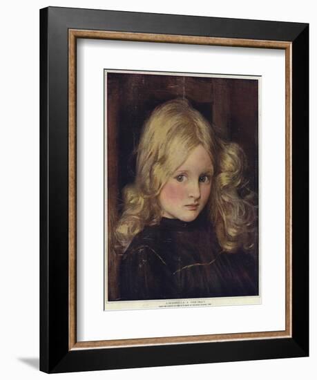 Cinderella, a Portrait-John Henry Frederick Bacon-Framed Giclee Print