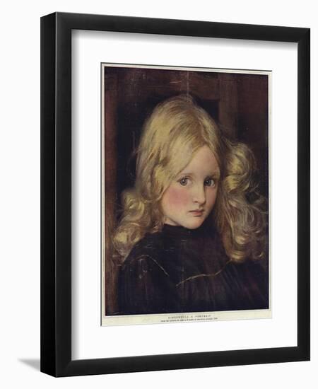 Cinderella, a Portrait-John Henry Frederick Bacon-Framed Giclee Print