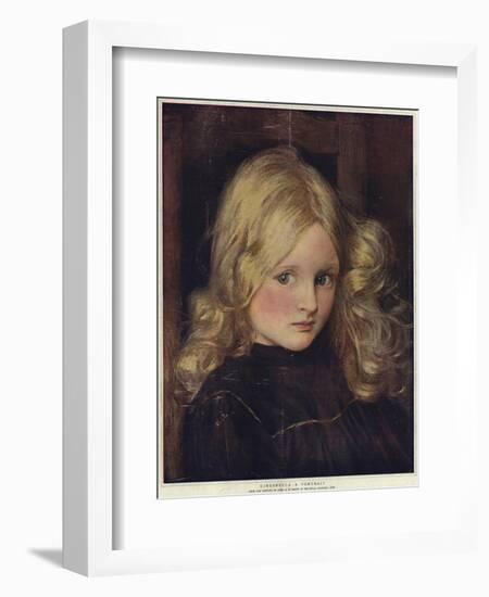 Cinderella, a Portrait-John Henry Frederick Bacon-Framed Giclee Print