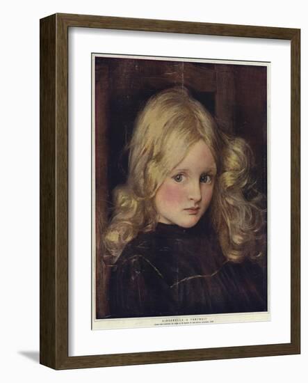 Cinderella, a Portrait-John Henry Frederick Bacon-Framed Giclee Print