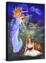 Cinderella and Fairy Godmother-Judy Mastrangelo-Stretched Canvas