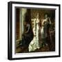 Cinderella and Her Wicked Sisters, 1892 (Oil on Canvas)-Emile Meyer-Framed Giclee Print