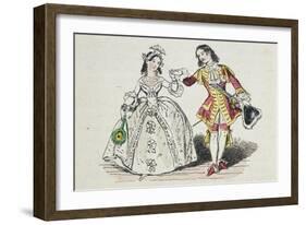 Cinderella and Prince-Theodor Hosemann-Framed Giclee Print