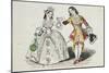 Cinderella and Prince-Theodor Hosemann-Mounted Giclee Print