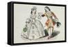 Cinderella and Prince-Theodor Hosemann-Framed Stretched Canvas