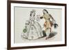 Cinderella and Prince-Theodor Hosemann-Framed Giclee Print