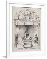 Cinderella and the Glass Slipper-George Cruikshank-Framed Giclee Print