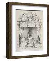 Cinderella and the Glass Slipper-George Cruikshank-Framed Giclee Print