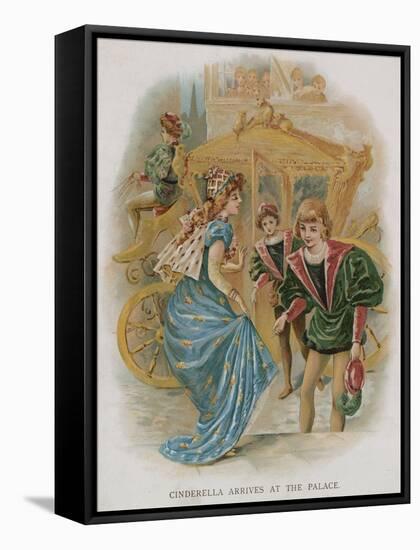 Cinderella Arrives at the Palace-null-Framed Stretched Canvas