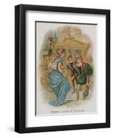 Cinderella Arrives at the Palace-null-Framed Giclee Print