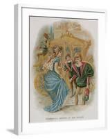 Cinderella Arrives at the Palace-null-Framed Giclee Print