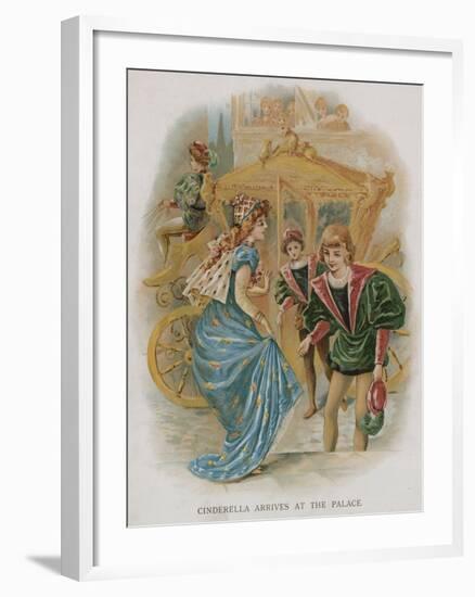 Cinderella Arrives at the Palace-null-Framed Giclee Print