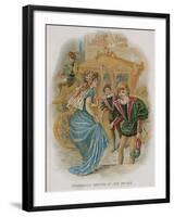 Cinderella Arrives at the Palace-null-Framed Giclee Print